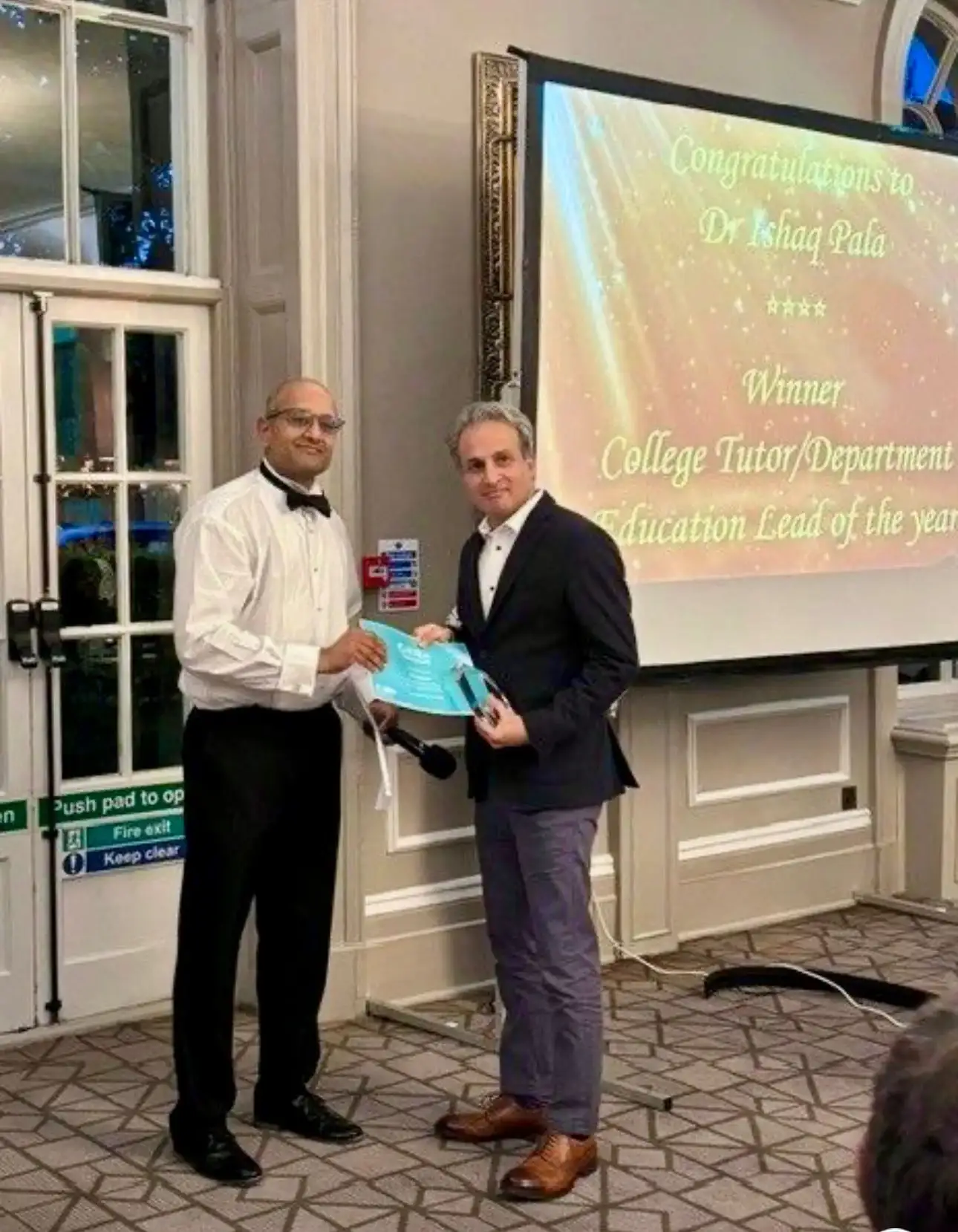 Dr Ishaq Pala wins national award for outstanding leadership in medical education